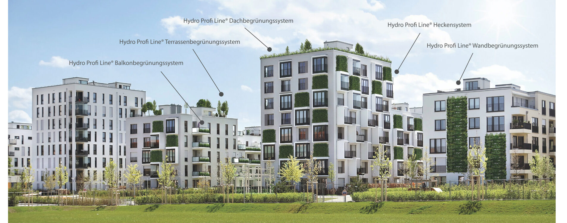 Hydro Profi Line Gebäudebegrünungssystem 1 Hydro Profi Line Gebäudebegrünungssystem 1
