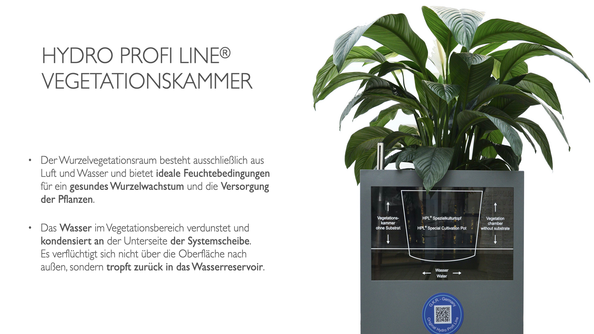 Hydro Profi Line Systemaufbau