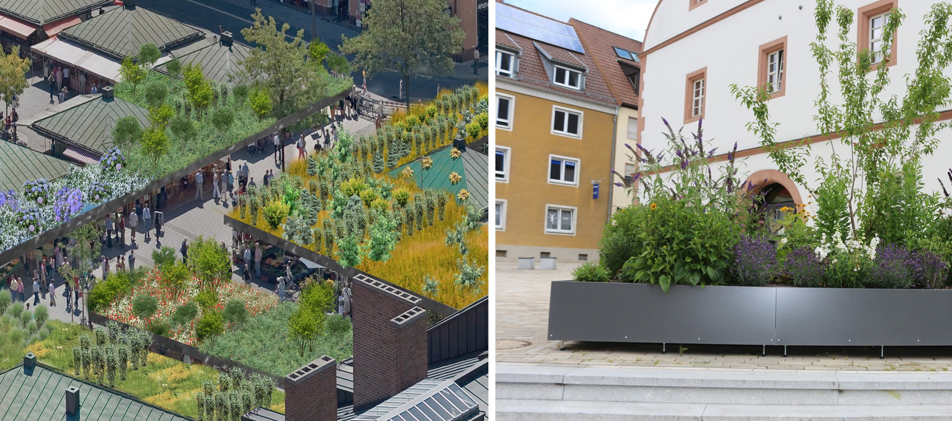 Hydro Profi Line® Begrünungssysteme für Stadtbegrünungen und Begrünungen von versiegelten Flächen