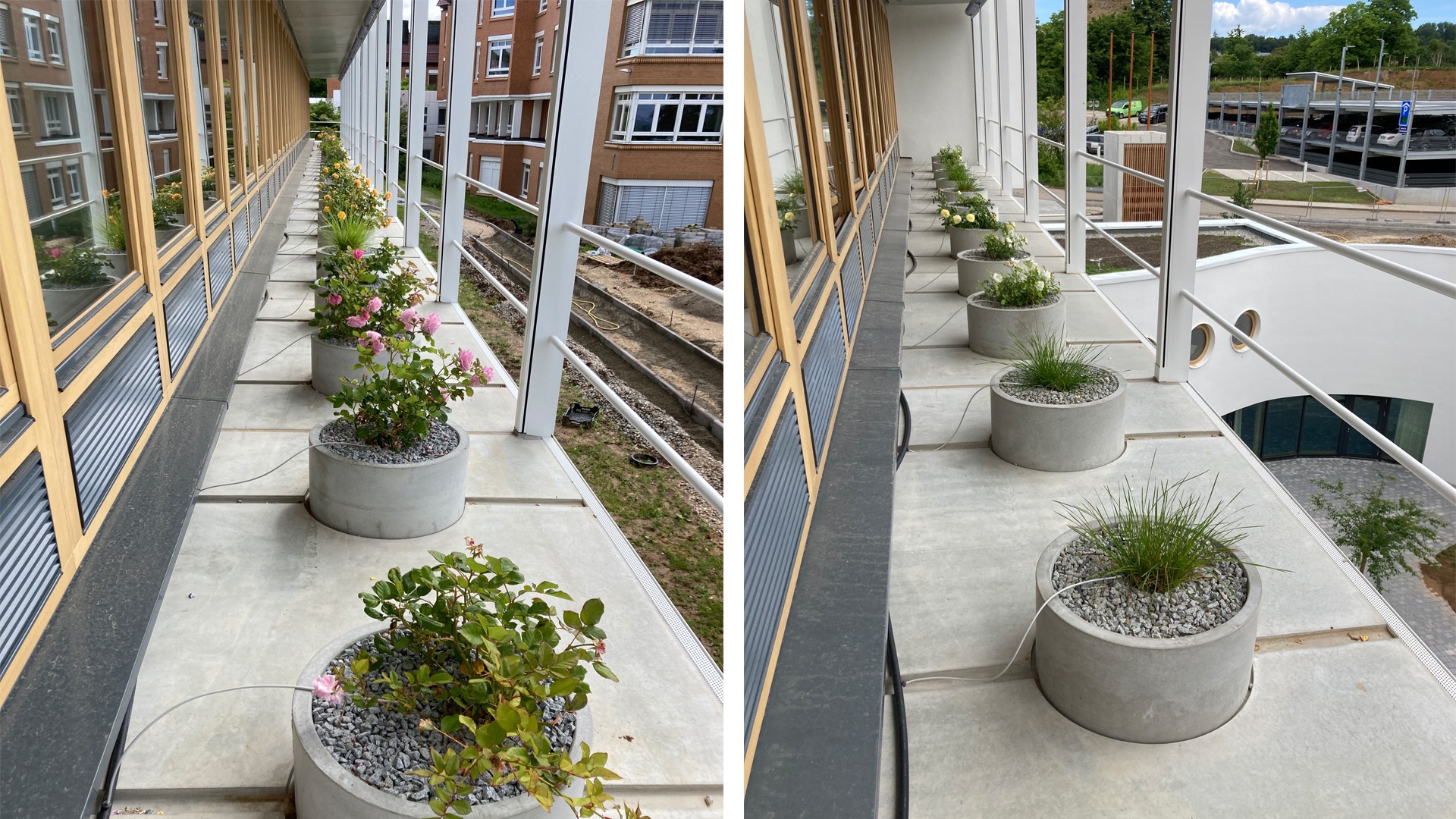 Wasserbecken aus Beton