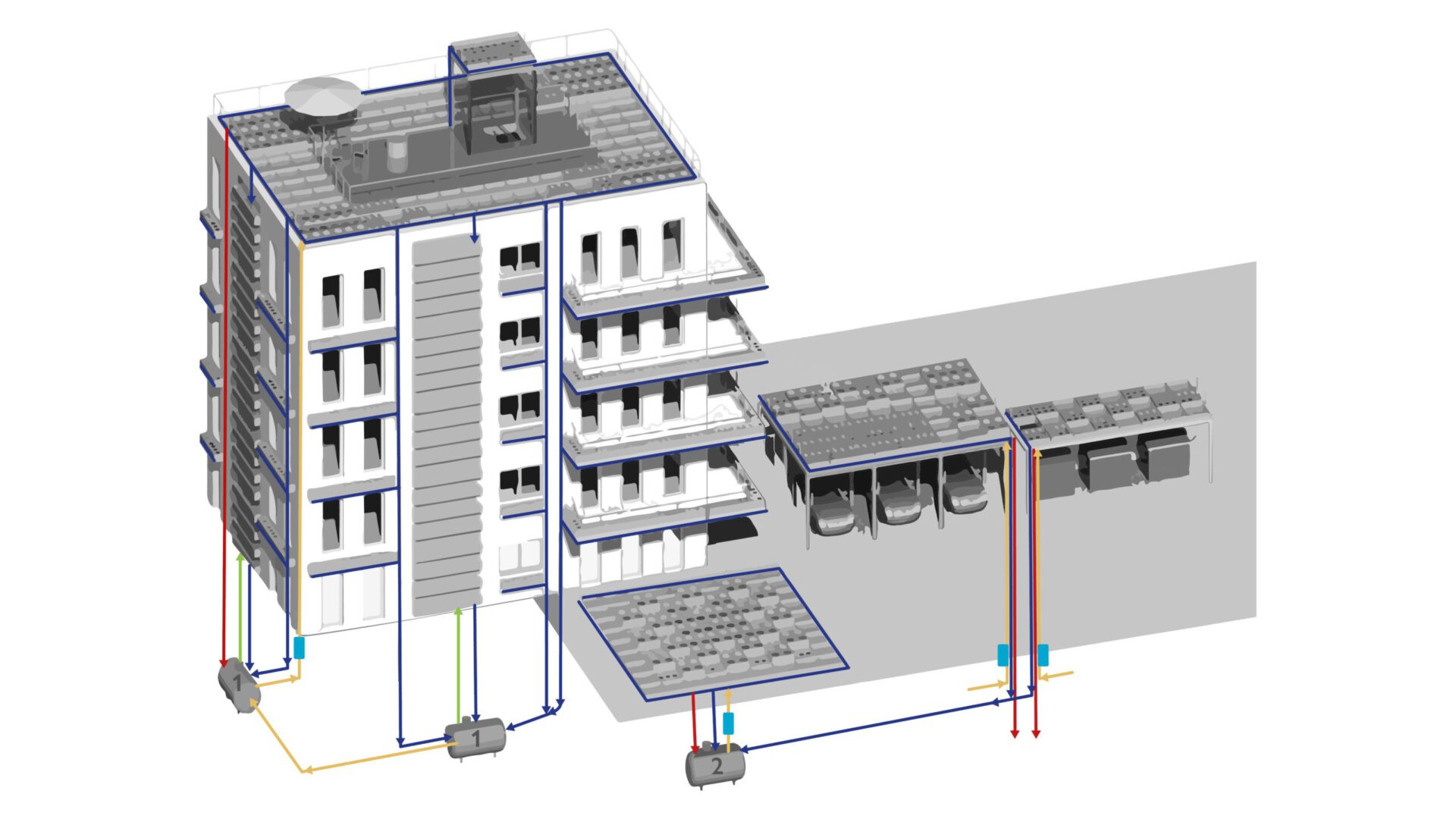 Hydro Profi Line Gebäudebegrünungssystem